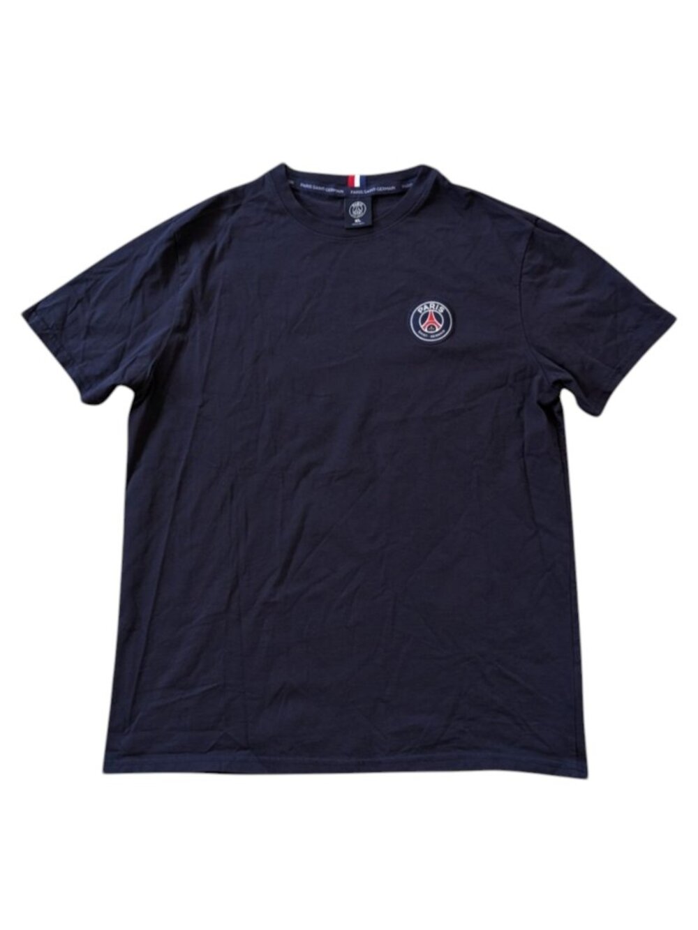 Paris Saint-Germain Blue Logo PSG FC Futbol T Shirt Cotton Weeplay France Sz XL